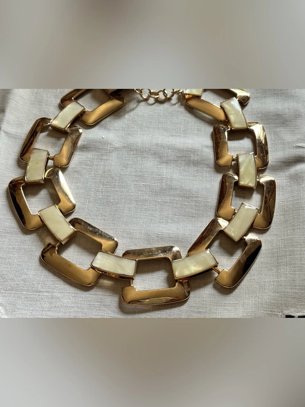 NWT Anthropologie Lucite Double-Square Drop Earrings and Necklace Set.